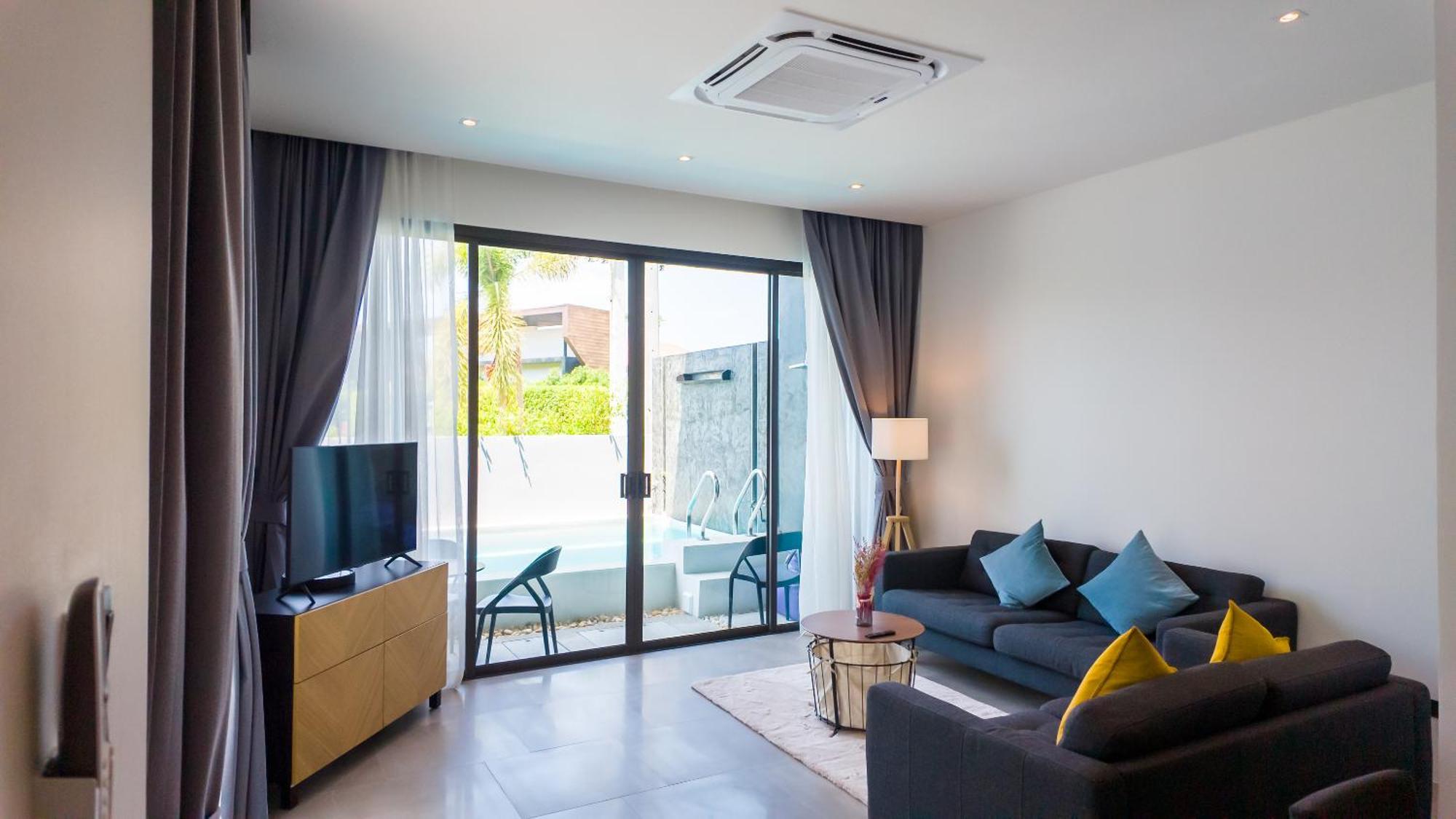 The Cozy Private Pool Villa Ban Suan  외부 사진