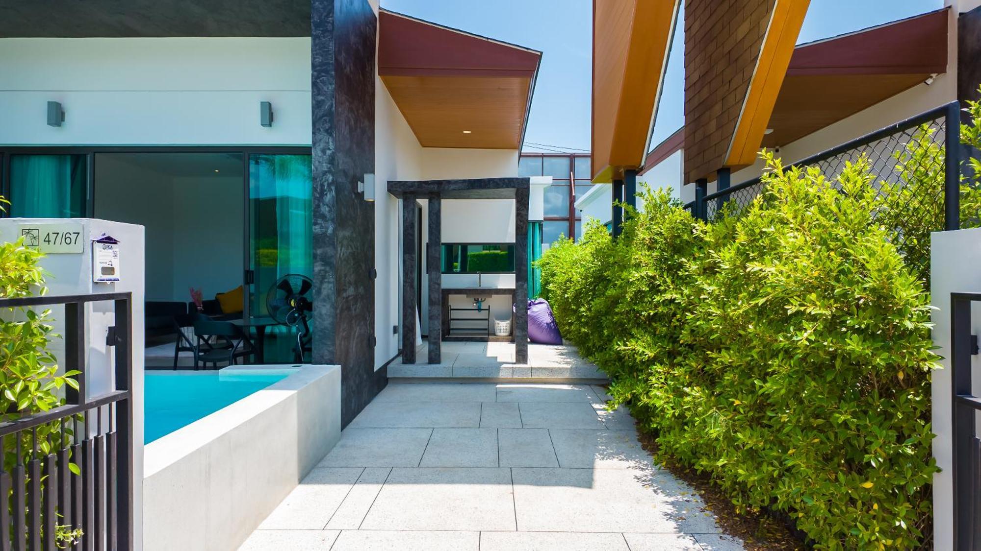 The Cozy Private Pool Villa Ban Suan  외부 사진